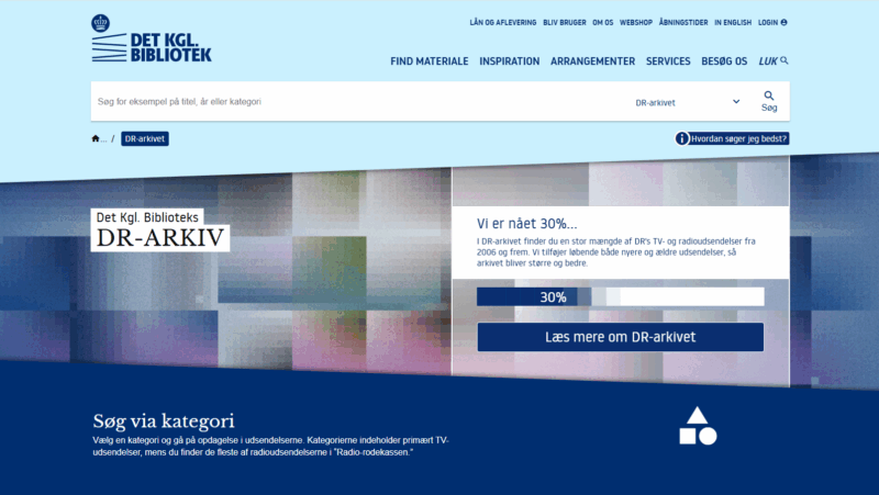 Testautomatisering og kvalitetssikring i DR-Arkivet – fremtidssikret medieadgang via struktureret test